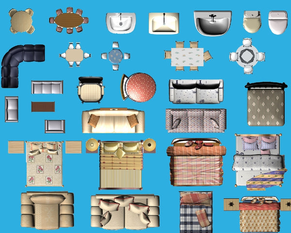 Best Interior Design PSD Blocks Bundle | CAD Download – CAD Design ...