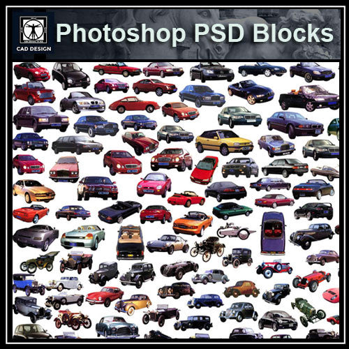 Photoshop PSD Car Blocks 1 - CAD Design | Download CAD Drawings | AutoCAD Blocks | AutoCAD Symbols | CAD Drawings | Architecture Details│Landscape Details | See more about AutoCAD, Cad Drawing and Architecture Details