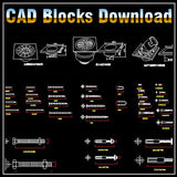 Hardware Blocks - CAD Design | Download CAD Drawings | AutoCAD Blocks | AutoCAD Symbols | CAD Drawings | Architecture Details│Landscape Details | See more about AutoCAD, Cad Drawing and Architecture Details