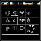 Free Office Blocks - CAD Design | Download CAD Drawings | AutoCAD Blocks | AutoCAD Symbols | CAD Drawings | Architecture Details│Landscape Details | See more about AutoCAD, Cad Drawing and Architecture Details