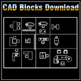 Free Office Blocks - CAD Design | Download CAD Drawings | AutoCAD Blocks | AutoCAD Symbols | CAD Drawings | Architecture Details│Landscape Details | See more about AutoCAD, Cad Drawing and Architecture Details