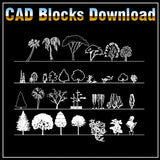 Free Tree Blocks - CAD Design | Download CAD Drawings | AutoCAD Blocks | AutoCAD Symbols | CAD Drawings | Architecture Details│Landscape Details | See more about AutoCAD, Cad Drawing and Architecture Details
