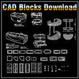Bathroom Blocks Bundle - CAD Design | Download CAD Drawings | AutoCAD Blocks | AutoCAD Symbols | CAD Drawings | Architecture Details│Landscape Details | See more about AutoCAD, Cad Drawing and Architecture Details