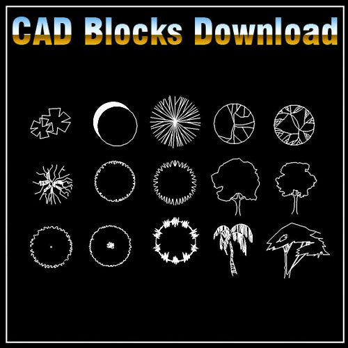 Cad Tree Symbols