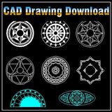 Mosaic Design Drawing - CAD Design | Download CAD Drawings | AutoCAD Blocks | AutoCAD Symbols | CAD Drawings | Architecture Details│Landscape Details | See more about AutoCAD, Cad Drawing and Architecture Details