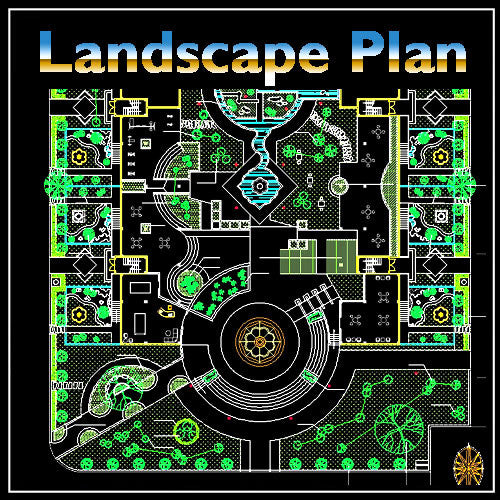 Landscape Design Using Cad Residential Landscape Design 17 | CAD Download – CAD Design | Free CAD ...