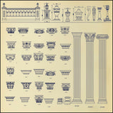 Architectural decorative elements 1 - CAD Design | Download CAD Drawings | AutoCAD Blocks | AutoCAD Symbols | CAD Drawings | Architecture Details│Landscape Details | See more about AutoCAD, Cad Drawing and Architecture Details