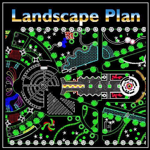 Square Design 20 - CAD Design | Download CAD Drawings | AutoCAD Blocks | AutoCAD Symbols | CAD Drawings | Architecture Details│Landscape Details | See more about AutoCAD, Cad Drawing and Architecture Details