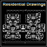 Residential layout plans - CAD Design | Download CAD Drawings | AutoCAD Blocks | AutoCAD Symbols | CAD Drawings | Architecture Details│Landscape Details | See more about AutoCAD, Cad Drawing and Architecture Details