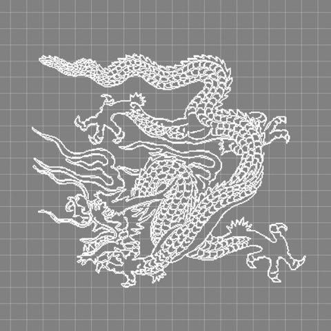 Dragon and Phoenix blocks