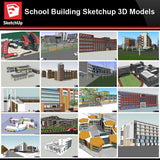 💎【Sketchup Architecture 3D Projects】School Sketchup Model V2 - CAD Design | Download CAD Drawings | AutoCAD Blocks | AutoCAD Symbols | CAD Drawings | Architecture Details│Landscape Details | See more about AutoCAD, Cad Drawing and Architecture Details