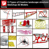 💎【Sketchup Architecture 3D Projects】10 Types of Creative landscape structure Sketchup 3D Models V5 - CAD Design | Download CAD Drawings | AutoCAD Blocks | AutoCAD Symbols | CAD Drawings | Architecture Details│Landscape Details | See more about AutoCAD, Cad Drawing and Architecture Details