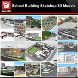 💎【Sketchup Architecture 3D Projects】School Sketchup Model V5 - CAD Design | Download CAD Drawings | AutoCAD Blocks | AutoCAD Symbols | CAD Drawings | Architecture Details│Landscape Details | See more about AutoCAD, Cad Drawing and Architecture Details