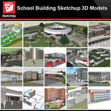 💎【Sketchup Architecture 3D Projects】School Sketchup Model V7 - CAD Design | Download CAD Drawings | AutoCAD Blocks | AutoCAD Symbols | CAD Drawings | Architecture Details│Landscape Details | See more about AutoCAD, Cad Drawing and Architecture Details