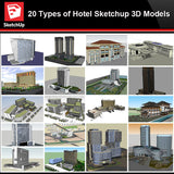 💎【Sketchup Architecture 3D Projects】20 Types of Hotel Sketchup 3D Models - CAD Design | Download CAD Drawings | AutoCAD Blocks | AutoCAD Symbols | CAD Drawings | Architecture Details│Landscape Details | See more about AutoCAD, Cad Drawing and Architecture Details