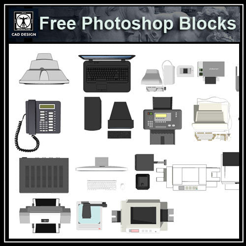 Free Photoshop PSD Electric Appliance Blocks - CAD Design | Download CAD Drawings | AutoCAD Blocks | AutoCAD Symbols | CAD Drawings | Architecture Details│Landscape Details | See more about AutoCAD, Cad Drawing and Architecture Details