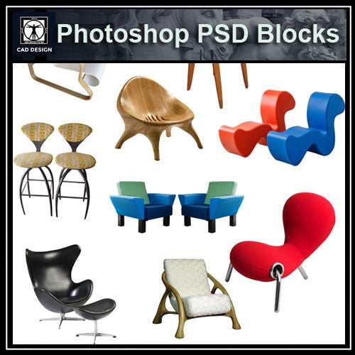 Photoshop PSD Sofa and Chair Blocks V2 - CAD Design | Download CAD Drawings | AutoCAD Blocks | AutoCAD Symbols | CAD Drawings | Architecture Details│Landscape Details | See more about AutoCAD, Cad Drawing and Architecture Details