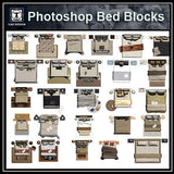 Photoshop PSD Bed Blocks 3 - CAD Design | Download CAD Drawings | AutoCAD Blocks | AutoCAD Symbols | CAD Drawings | Architecture Details│Landscape Details | See more about AutoCAD, Cad Drawing and Architecture Details