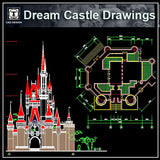 Dream Castle Cad Drawings 2 - CAD Design | Download CAD Drawings | AutoCAD Blocks | AutoCAD Symbols | CAD Drawings | Architecture Details│Landscape Details | See more about AutoCAD, Cad Drawing and Architecture Details