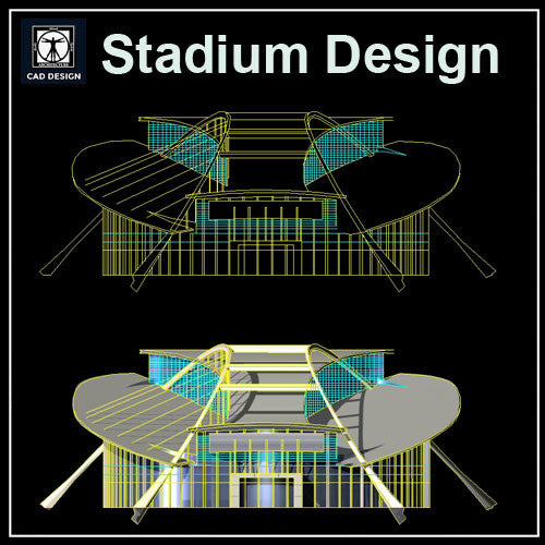 Stadium Cad Drawings 4 - CAD Design | Download CAD Drawings | AutoCAD Blocks | AutoCAD Symbols | CAD Drawings | Architecture Details│Landscape Details | See more about AutoCAD, Cad Drawing and Architecture Details