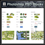 Photoshop PSD Landscape Blocks V3(Recommand!!) - CAD Design | Download CAD Drawings | AutoCAD Blocks | AutoCAD Symbols | CAD Drawings | Architecture Details│Landscape Details | See more about AutoCAD, Cad Drawing and Architecture Details