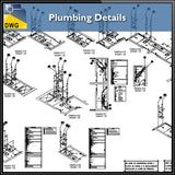 Plumbing Detail Design in autocad dwg files - CAD Design | Download CAD Drawings | AutoCAD Blocks | AutoCAD Symbols | CAD Drawings | Architecture Details│Landscape Details | See more about AutoCAD, Cad Drawing and Architecture Details