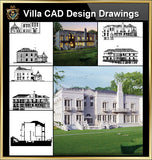 ★【Villa CAD Design,Details Project V.7-British George Style】Chateau,Manor,Mansion,Villa@Autocad Blocks,Drawings,CAD Details,Elevation - CAD Design | Download CAD Drawings | AutoCAD Blocks | AutoCAD Symbols | CAD Drawings | Architecture Details│Landscape Details | See more about AutoCAD, Cad Drawing and Architecture Details