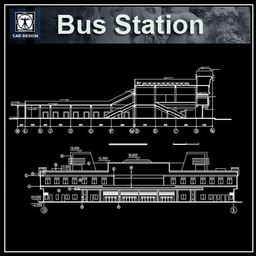 Bus Station Cad Drawings - CAD Design | Download CAD Drawings | AutoCAD Blocks | AutoCAD Symbols | CAD Drawings | Architecture Details│Landscape Details | See more about AutoCAD, Cad Drawing and Architecture Details