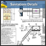 Sanitations Detailsl dwg files - CAD Design | Download CAD Drawings | AutoCAD Blocks | AutoCAD Symbols | CAD Drawings | Architecture Details│Landscape Details | See more about AutoCAD, Cad Drawing and Architecture Details