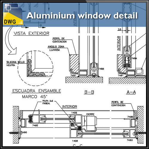 Window Label Dwg Door and Window Design – CAD Design | Free CAD Blocks,Drawings,Details