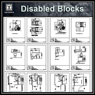 Accessibility Facilities – CAD Design | Free CAD Blocks,Drawings,Details