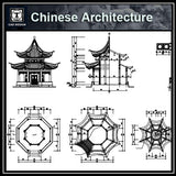 Chinese Architecture CAD Drawings-All Chinese Pavilion Collections - CAD Design | Download CAD Drawings | AutoCAD Blocks | AutoCAD Symbols | CAD Drawings | Architecture Details│Landscape Details | See more about AutoCAD, Cad Drawing and Architecture Details