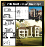 ★【Villa CAD Design,Details Project V.2-Spanish Marbella Style】Chateau,Manor,Mansion,Villa@Autocad Blocks,Drawings,CAD Details,Elevation - CAD Design | Download CAD Drawings | AutoCAD Blocks | AutoCAD Symbols | CAD Drawings | Architecture Details│Landscape Details | See more about AutoCAD, Cad Drawing and Architecture Details