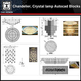 ★【 Modern crystal headlights,Chandelier, Crystal lamp Autocad Blocks】-All kinds of Autocad Blocks Collection - CAD Design | Download CAD Drawings | AutoCAD Blocks | AutoCAD Symbols | CAD Drawings | Architecture Details│Landscape Details | See more about AutoCAD, Cad Drawing and Architecture Details