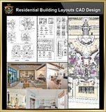 ★【Large Scale Residential Building Plan,Architecture Layout,Building Plan Design CAD Design,Details Collection】@Autocad Blocks,Drawings,CAD Details,Elevation - CAD Design | Download CAD Drawings | AutoCAD Blocks | AutoCAD Symbols | CAD Drawings | Architecture Details│Landscape Details | See more about AutoCAD, Cad Drawing and Architecture Details