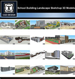 【Sketchup 3D Models】20 Types of School Design Sketchup 3D Models  V.6 - CAD Design | Download CAD Drawings | AutoCAD Blocks | AutoCAD Symbols | CAD Drawings | Architecture Details│Landscape Details | See more about AutoCAD, Cad Drawing and Architecture Details