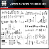 【 All kinds of Lighting Hardware Autocad Blocks Collection】Lighting Hardware Autocad Blocks Collection - CAD Design | Download CAD Drawings | AutoCAD Blocks | AutoCAD Symbols | CAD Drawings | Architecture Details│Landscape Details | See more about AutoCAD, Cad Drawing and Architecture Details