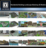 【Sketchup 3D Models】20 Types of Residential Building Landscape Sketchup 3D Models  V.6 - CAD Design | Download CAD Drawings | AutoCAD Blocks | AutoCAD Symbols | CAD Drawings | Architecture Details│Landscape Details | See more about AutoCAD, Cad Drawing and Architecture Details