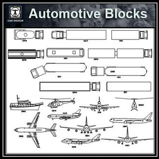Free Airplane Blocks | CAD Download – CAD Design | Free CAD Blocks ...