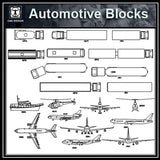 Automobile-Airplane-Truck Blocks - CAD Design | Download CAD Drawings | AutoCAD Blocks | AutoCAD Symbols | CAD Drawings | Architecture Details│Landscape Details | See more about AutoCAD, Cad Drawing and Architecture Details