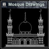 Mosque Cad Drawings - CAD Design | Download CAD Drawings | AutoCAD Blocks | AutoCAD Symbols | CAD Drawings | Architecture Details│Landscape Details | See more about AutoCAD, Cad Drawing and Architecture Details