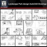 ★【Landscape Park Design Autocad Drawings Collections】All kinds of Landscape CAD Drawings - CAD Design | Download CAD Drawings | AutoCAD Blocks | AutoCAD Symbols | CAD Drawings | Architecture Details│Landscape Details | See more about AutoCAD, Cad Drawing and Architecture Details