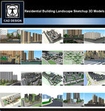 【Sketchup 3D Models】20 Types of Residential Building Landscape Sketchup 3D Models  V.5 - CAD Design | Download CAD Drawings | AutoCAD Blocks | AutoCAD Symbols | CAD Drawings | Architecture Details│Landscape Details | See more about AutoCAD, Cad Drawing and Architecture Details