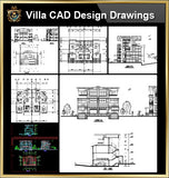 ★【Villa CAD Design,Details Project V.11】Chateau,Manor,Mansion,Villa@Autocad Blocks,Drawings,CAD Details,Elevation - CAD Design | Download CAD Drawings | AutoCAD Blocks | AutoCAD Symbols | CAD Drawings | Architecture Details│Landscape Details | See more about AutoCAD, Cad Drawing and Architecture Details