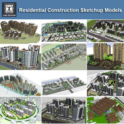 ●Large-Scale Residential Construction 3D Models