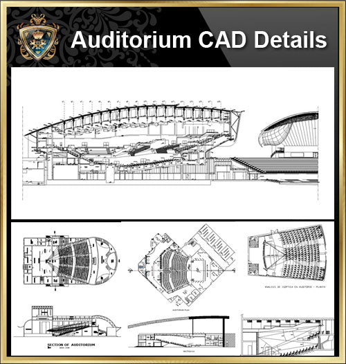★【Auditorium CAD Drawings Collection】@Auditorium Design,Autocad Blocks,AuditoriumDetails,Auditorium Section,Auditorium elevation design drawings - CAD Design | Download CAD Drawings | AutoCAD Blocks | AutoCAD Symbols | CAD Drawings | Architecture Details│Landscape Details | See more about AutoCAD, Cad Drawing and Architecture Details