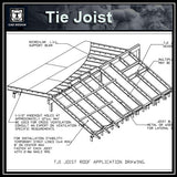 CAD Details Collection-Tie Joist - CAD Design | Download CAD Drawings | AutoCAD Blocks | AutoCAD Symbols | CAD Drawings | Architecture Details│Landscape Details | See more about AutoCAD, Cad Drawing and Architecture Details