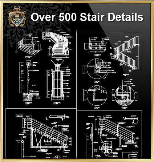 Stair – Tagged "Stair Elevation" – CAD Design | Free CAD Blocks ...