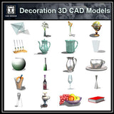 Decoration 3D Cad Models - CAD Design | Download CAD Drawings | AutoCAD Blocks | AutoCAD Symbols | CAD Drawings | Architecture Details│Landscape Details | See more about AutoCAD, Cad Drawing and Architecture Details