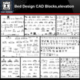 ★【Bed Design Autocad Blocks,elevation Collections】All kinds of Bed CAD Blocks - CAD Design | Download CAD Drawings | AutoCAD Blocks | AutoCAD Symbols | CAD Drawings | Architecture Details│Landscape Details | See more about AutoCAD, Cad Drawing and Architecture Details